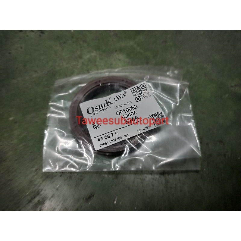 ซีลข้อเหวี่ยงหน้า K24A ขนาด43*58*7R BH5647G OF10062