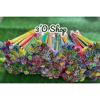 ไม้เสียบธนาบัตรหัวฟู (1 มัด 50 ก้าน)