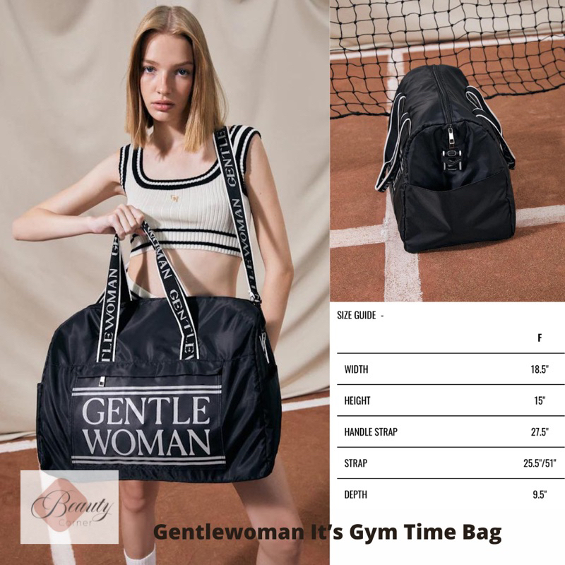 [พร้อมส่ง] กระเป๋า Gentlewoman It’s Gym Time Bag
