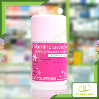 Calamine คาลาไมน์ ตราเสือดาว Leopard Brand 60ml