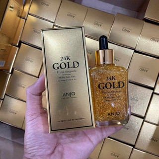 พร้อมส่ง เซรั่มชะลอวัย Anjo 24K Gold Prime Ampoule 90ml.