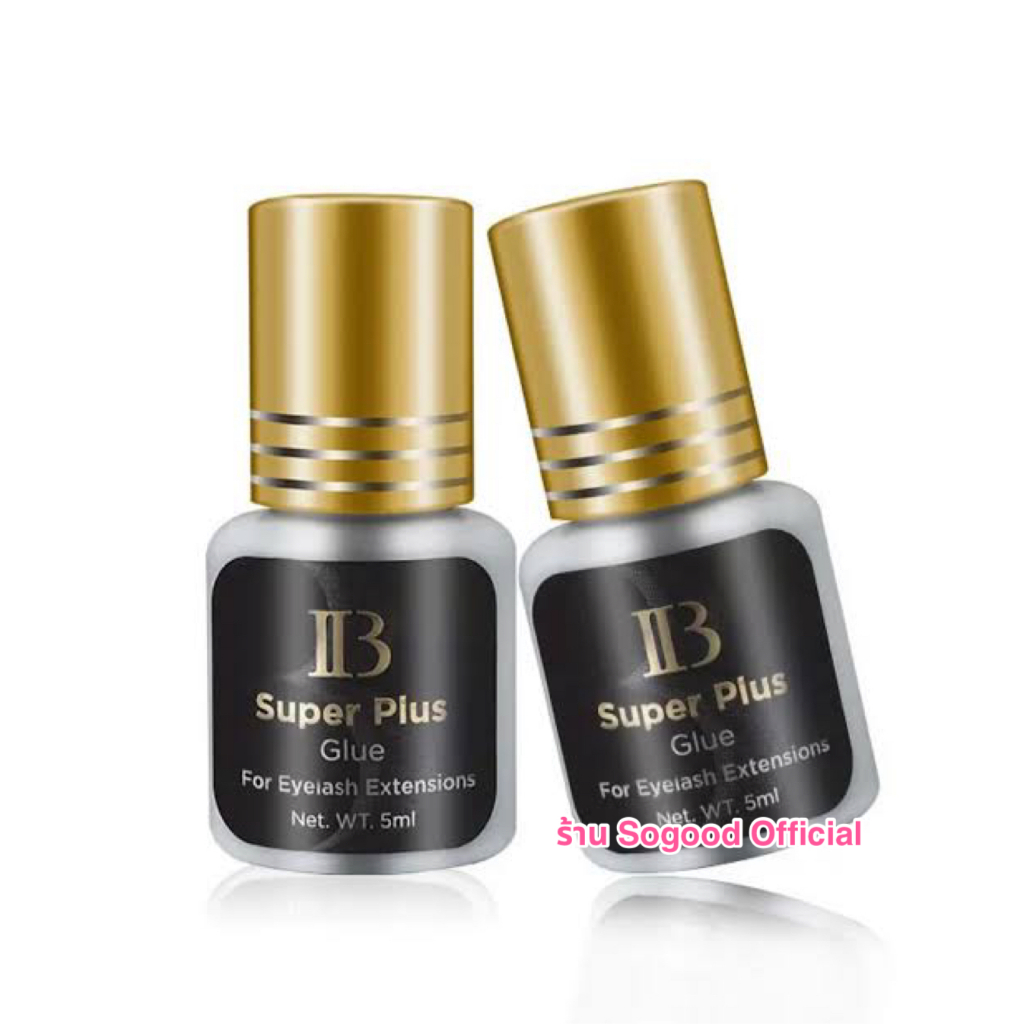 IB Super Plus ฝาทอง ของแท้ กาวต่อขนตา เกาหลี 5ml. แห้งไว ติดทน กาวติดขนตา ติดขนตาปลอม กาวไอบี ฝาสีทอง Ibeauty