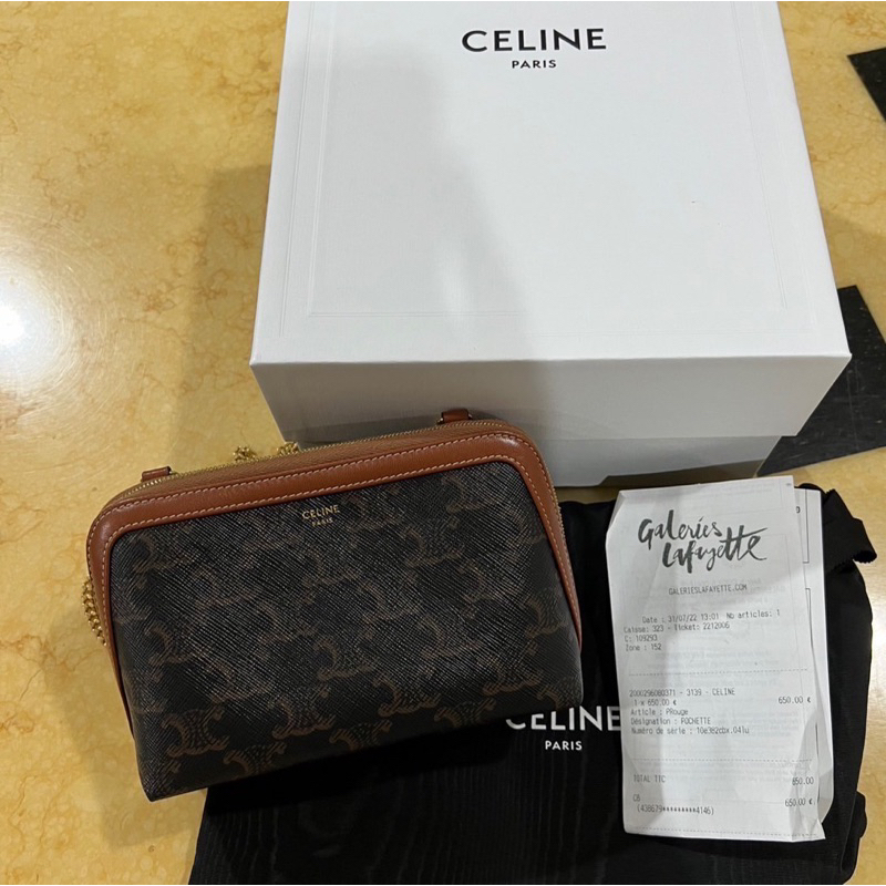 used Celine clutch with chain ปี22