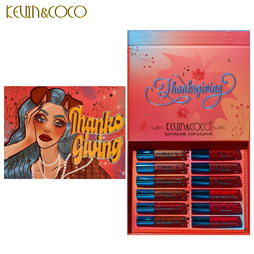 สินค้าส่งจากไทย KEVIN & COCO 12 COLOR LIP GLOSS ( รหัส95 )