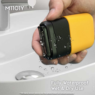 Braun Mini Series X M1011Y Yellow Waterproof USB Rechargeable Mini Shaver เครื่องโกนหนวดขนาดเล็ก