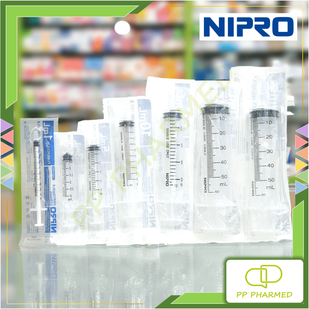 Nipro Syringe กระบอกฉีดยา สามารถใช้ล้างจมูกได้ แบบชิ้น