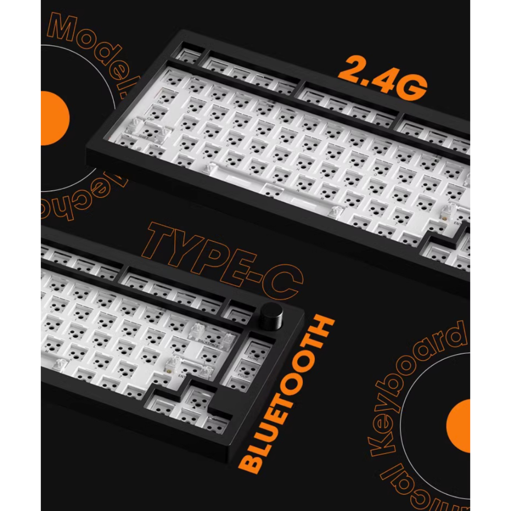 (พร้อมส่งทันที) Keyboard JamesDonkey  customized kit mechanical keyboard Gasket  3 โหมด RGB light ho