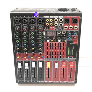 เพาเวอร์มิกเซอร์ IPLEX IPM-04P PROFESSIONAL MIXER CONSOLE Professional Mixing Console and Aux Paths Plus Effects Process