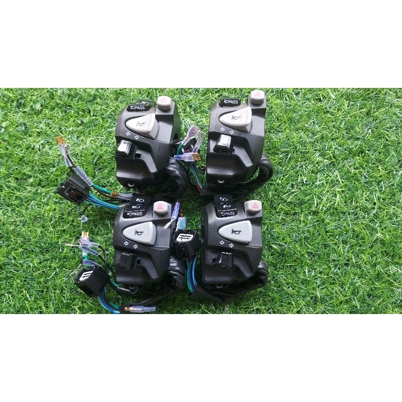ประกับสวิตช์ไฟแตก Honda Click 160 รุ่น ABS ตรงรุ่น มีสวิตซ์ไฟผ่าหมากไฟพาสในตัว
