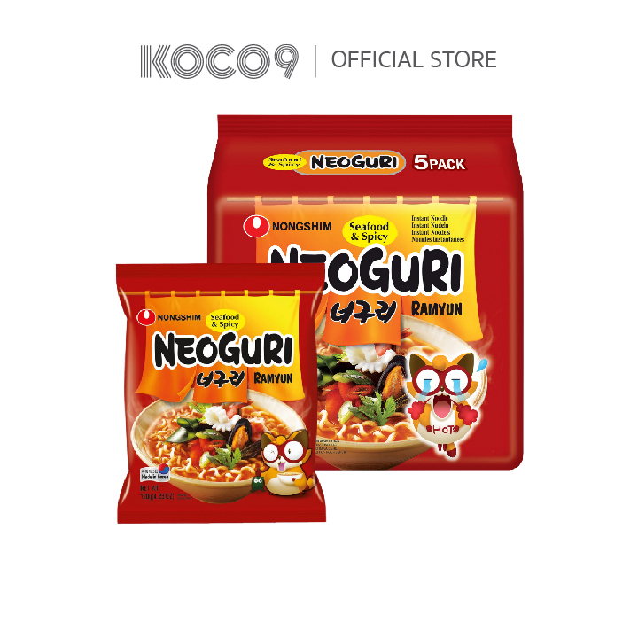 [ exp 16/7/26 ] Nongshim Neoguri ramyun seafood & spicy นอกูรีราเมียน ซีฟู้ด แอนด์สไปซี่