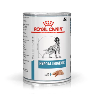 โปรดอ่านก่อนสั่ง Royal canin hypoallergenic 400g x 12 กระป๋อง โรยัลคานิน อาหารสุนัขแพ้อาหาร