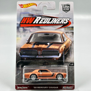 Hotwheels Redliners | ‘68 Ford Mercury Cougar สเกล 1:64