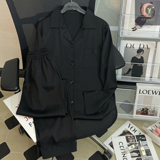 CK6ชุดนอนSatinnyสินค้าพร้อมแพ็คเกตแบบกล่อง ใส่ได้ทั้งชาย-หญิ…