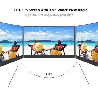 จอมอนิเตอร์สำหรับเล่นเกมพกพาขนาด จอภาพแบบพกพา 15.6 นิ้ว 1080P 60HZ FHD HDR 106%RGB รับประกัน 1 ปี