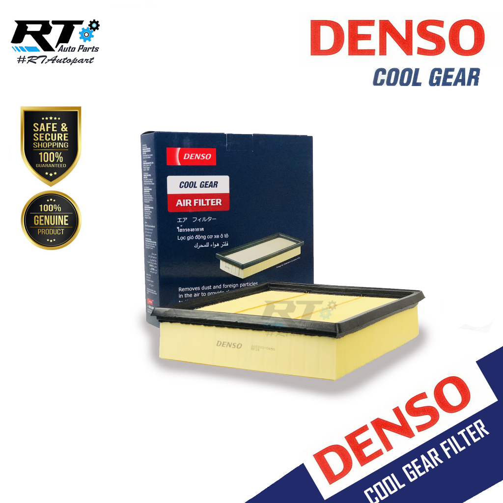 Denso กรองอากาศ Isuzu All new Dmax ปี12-18 Mu-x เครื่อง 2.5, 3.0 Bluepower 1.9 /เด็นโซ่ อีซูซุ ออลนิวดีแม็ก 8-98140266-0