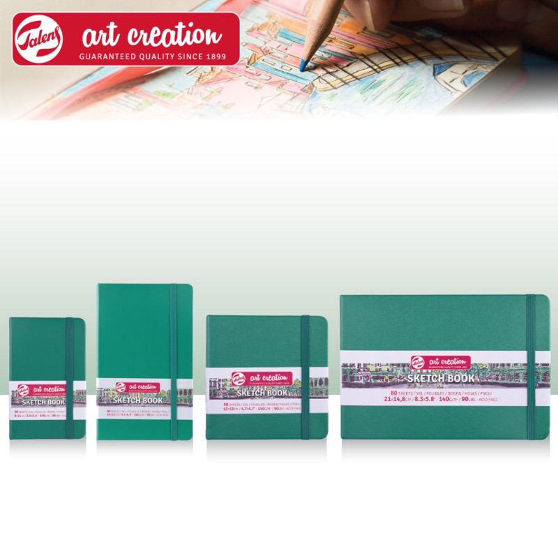 สมุดสเก็ต SKETCHBOOK TAC 21x14.8 ซม. 140 แกรม 80 แผ่น - รูปที่ 4