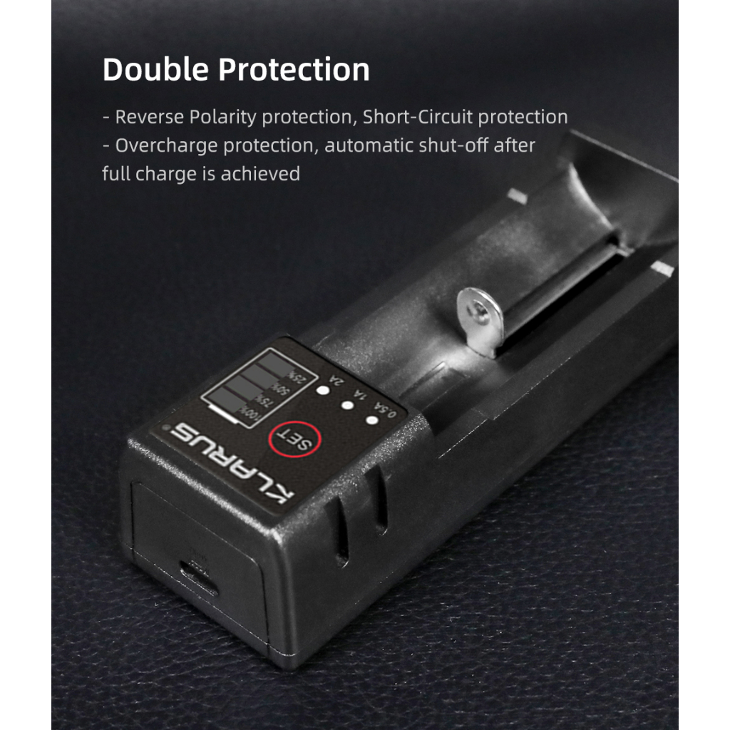 KLARUS K1 PRO เครื่องชาร์ทแบตอัฉริยะ แบบก้อนเดียว ชาร์จผ่าน USB-C - รูปที่ 5