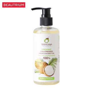 TROPICANA 100% Organic Cold-Pressed Virgin Coconut Oil น้ำมันมะพร้าวสกัดเย็น 250ml