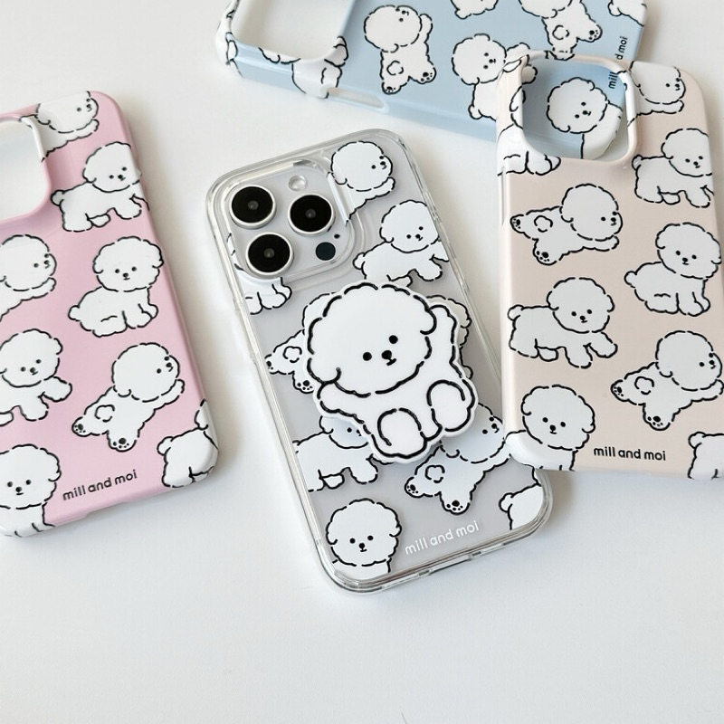 [Pre-order ระบุรุ่นในหมายเหตุ] mill and moi — fluffy hard & jelly case + Griptok