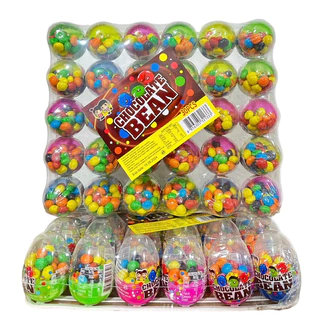 ช็อกโกแลตบีน ช็อกโกแลตเคลือบข้าวพอง mm 1 เเพค 30 ชิ้น