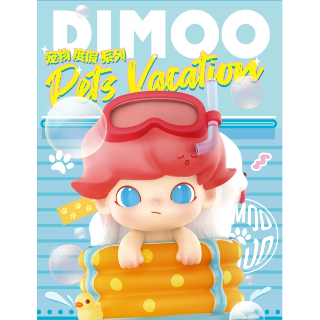 พรีออเดอร์🐾กล่องสุ่ม DIMOO Pet Vacation🐩ดิมู่ วันหยุด&amp;สัตว์เลี้ยง ยกกล่อง🎁ลุ้นซีเครท🎶
