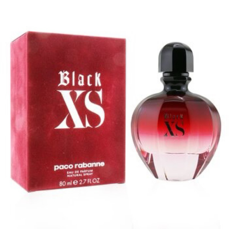 Paco Rabanne Black XS For Her  Eau De Parfum  80ml กล่องซีล สคบ