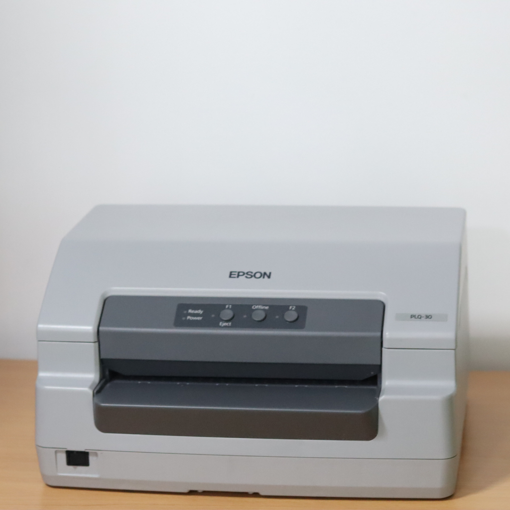 เครื่องพิมพ์ Epson PLQ-30 Passbook Printer Dot Matrix Printers เครื่องพร้อมใช้งาน (สามารถออกใบกำกับภ