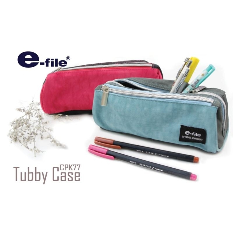 E-File กระเป๋าดินสอ ทับบี TUBBY CPK77 กระเป๋าผ้าโพลีเอสเตอร์ ซักทำความสะอาดได้ ราคา ถูกที่สุด ดีลบีเคเค แกลเลอรีภาพที่ 2