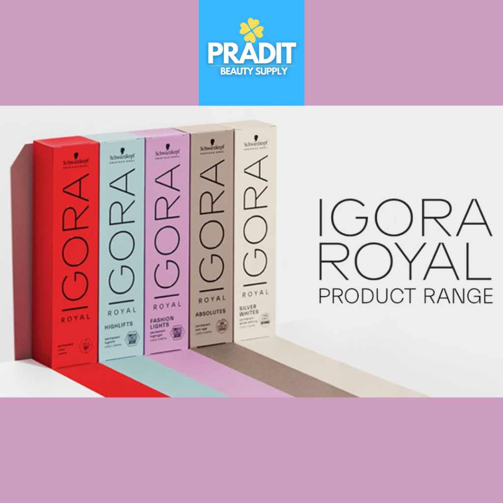 ชวาร์สคอฟ อีโกร่า รอแยล Schwarzkopf IGORA ROYAL สีโทนแดง โทนม่วง พร้อมไฮโดรเจนเปอร์ออกไซด์