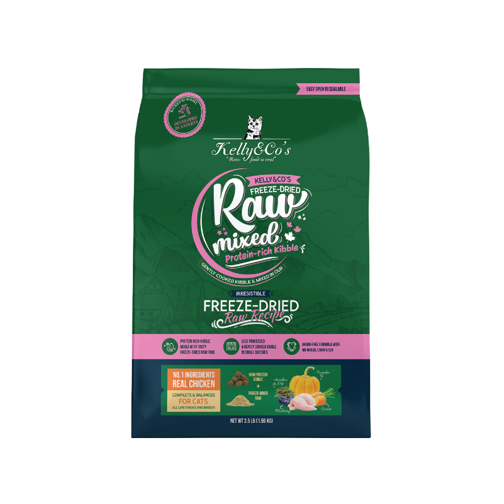 Kelly & Co's طعام قطط Raw Mix بريميوم بقطع مجففة بالتجميد — صورة 2