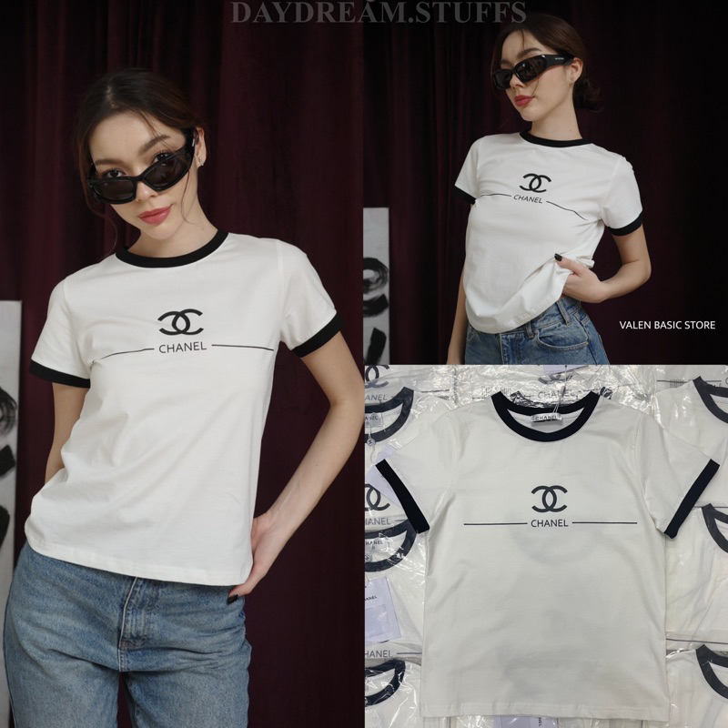 💫พร้อมส่ง💫CNL T-shirt • เสื้อยืด แบรนด์ดัง สกรีนแน่น เนื้อผ้าดีไม่บางไม่หนาไป ทรงสวย ใส่สบาย ดีเทลสี