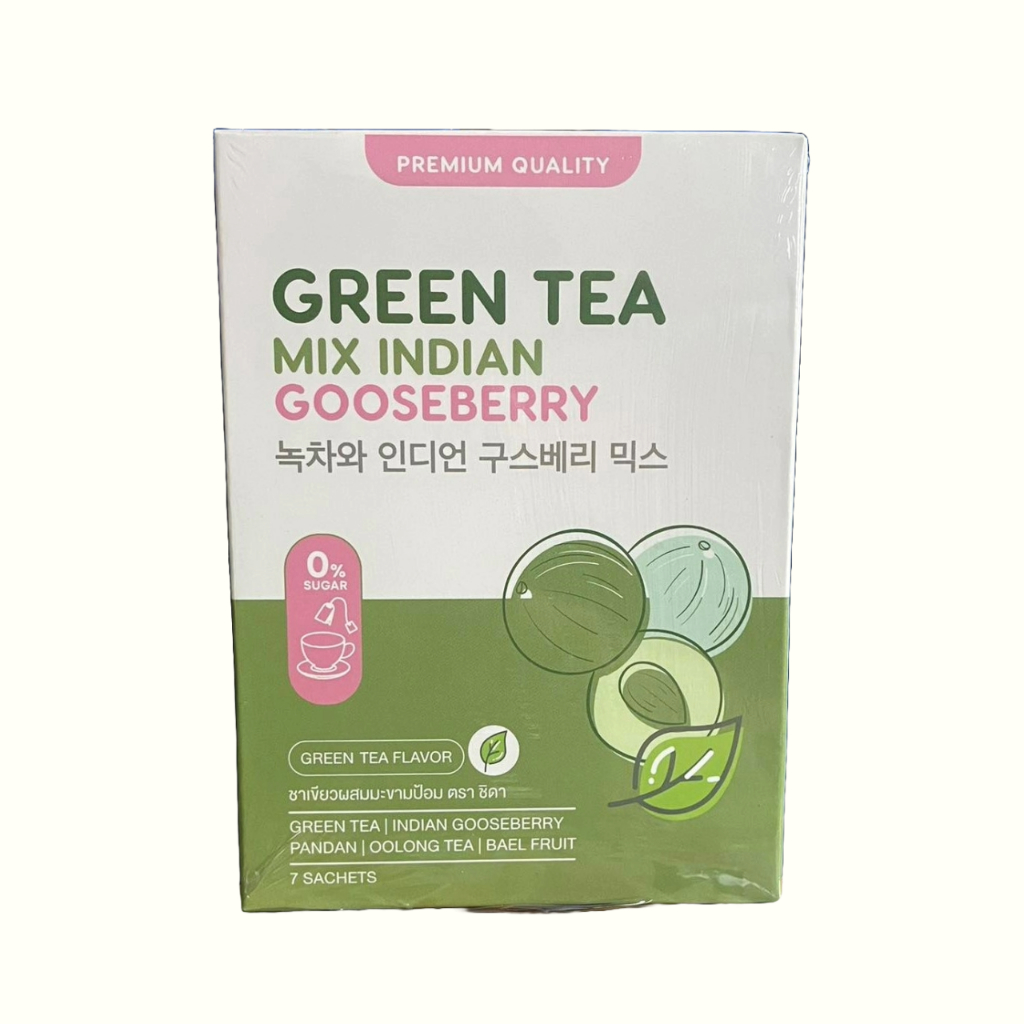 Chida Green tea ชิดา ชาเขียวผสมมะขามป้อม [1 กล่อง ]
