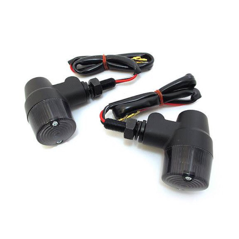 ไฟเลี้ยวแต่ง k&s ไฟเลี้ยวแต่งอลูมิเนียม หลอดสองไส้ สายไฟ 3 เส้น triumph t100 streettwin t120 bobber 