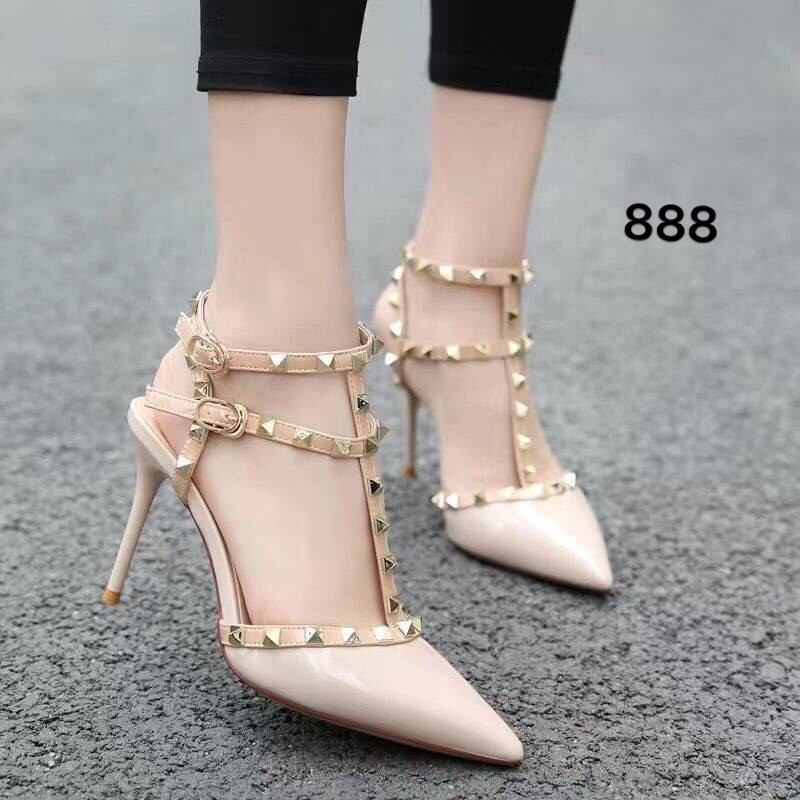 888 รองเท้าคัทชู งาน pu แก้ว สวยเด่น ไม่มีวันตกยุค