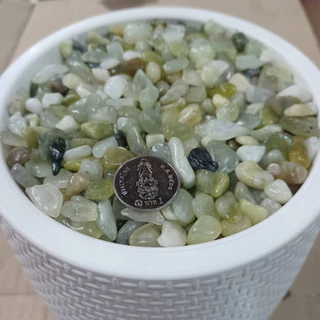 หินหยก เขียว นำเข้า 1 กิโลกรัม พร้อมส่ง