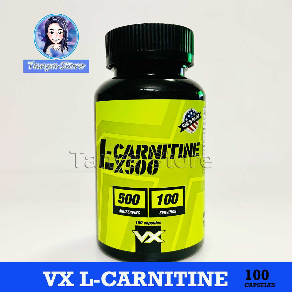 🔥✨ VX Vitaxtrong L-Carnitine X500 แอลคาร์นิทีน 100 เม็ด🔥✨ (exp.12/28)