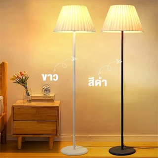 โคมไฟตั้งพื้น โคมไฟอ่านหนังสือ LED ปรับแสงได้ 3 สี หรี่แสงได้ ไฟแต่งห้องนอน สไตล์ทันสมัยเรียบง่าย