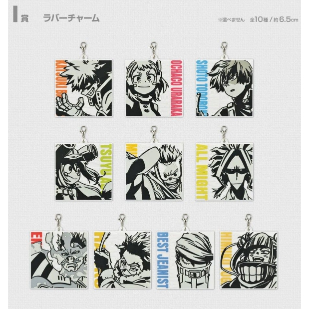 My Hero Academia - Ichiban Kuji Will Rubber charm ของใหม่ในซีน