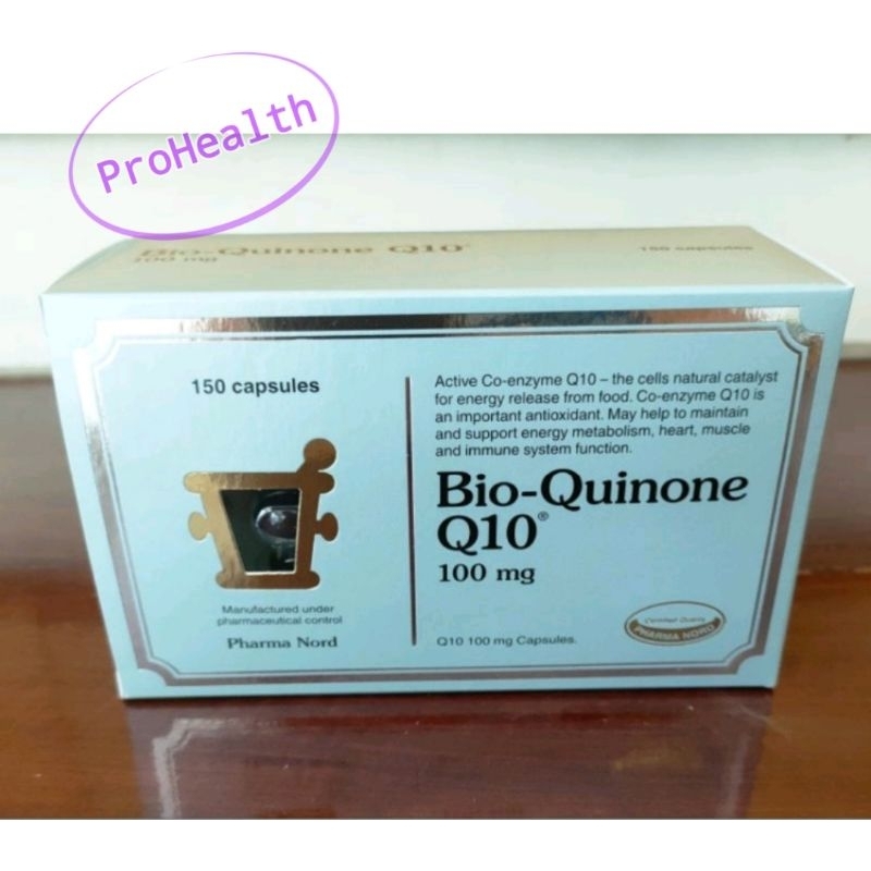 Bio-quinone Q10 Pharma Nord กล่อง 150 caps. ของแท้ 100%
