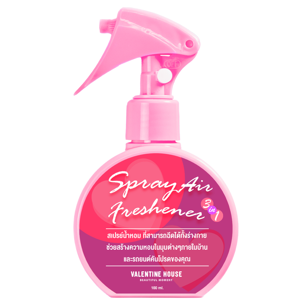 สเปรย์น้ำหอม น้ำหอม สเปรย์ฉีดห้อง ฉีดรถยนต์ น้ำหอม3in1 กลิ่นหอม อ่อนโยน ติดอันดับ