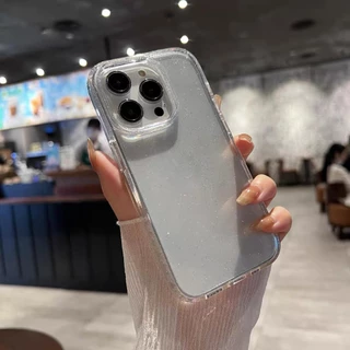 เคสใสกากเพชร สำหรับ ไอโฟน รุ่นi11 14 Pro max 12Promax 7plus 8plus X XR XSMX 15 Pro max 13 Pro max 16 Pro max 17 pro max