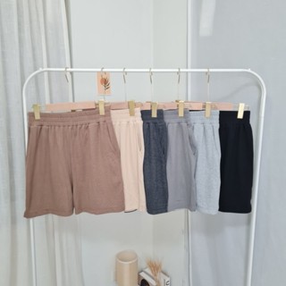 [ P3 ขาสั้น ] WARA ใหม่‼️ กางเกงขาสั้น สบายพุง ผ้าร่อง ไม่ต้…