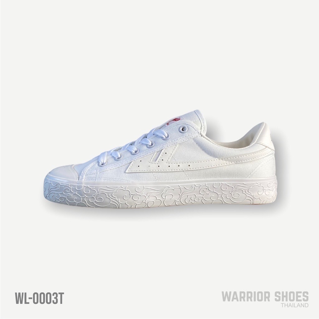 Warrior shoes รองเท้าผ้าใบ รุ่น WL-0003T สี White/ White