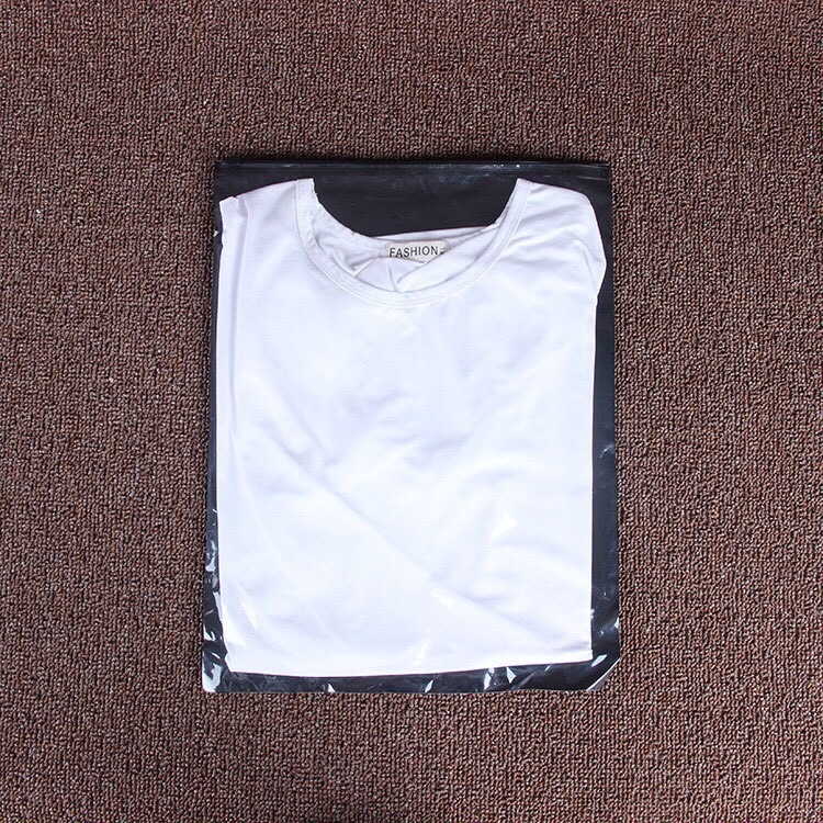 [ จำนวน 10 ใบ ] ถุงแพ็คเสื้อผ้าแบบใสหลังดำ ซิปรูด มีรูระบาย ซองใส่เสื้อ ราคาถูก มีของพร้อมส่ง ส่งไว ส่งทุกวัน แบ่งขาย - รูปที่ 3