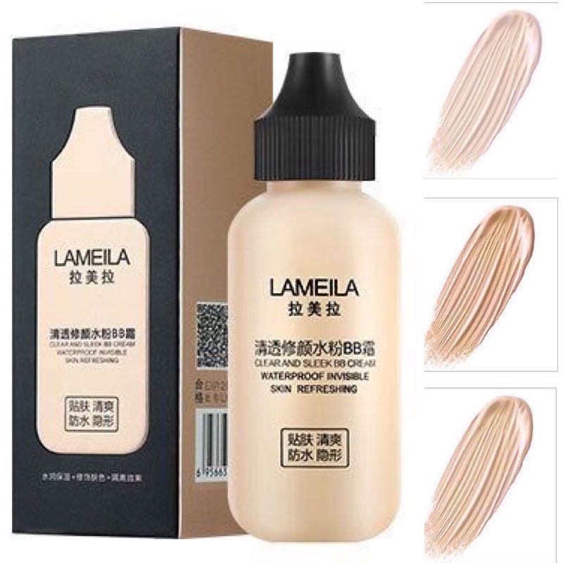 ihappy shop:BB cream บีบีครีมรองพื้นกันน้ำสุดพลังง ปริมาณ30ML บีบีครีม