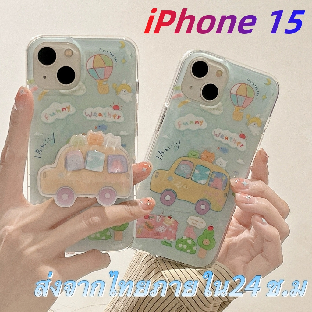 🖤ส่งจากไทยใน24ชม.🖤เคสไอโฟน for 15 14 13 12 11 Pro Max เคส iPhone 11 น่ารัก griptok การป้องกันการตก Case