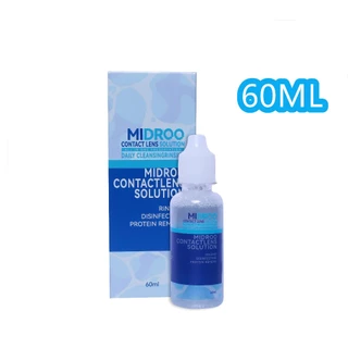 MIDROO น้ำยาล้างคอนแทคเลนส์ ขนาด 💦60 ml