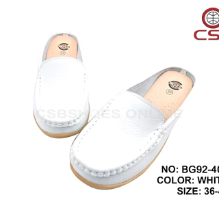 CSB รองเท้าหนังวัว BG92-403 แฟชั่นผู้หญิง แบบเปิดส้น