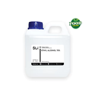 [1 ลิตร] แอลกอฮอล์ Alcohol Food grade 70% ฆ่าเชื้อโรค ล้างมือ พร้อมใช้งาน Ethyl Alcohol solution