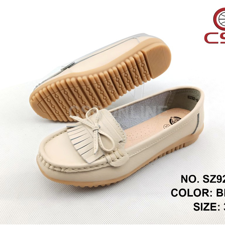 CSB รองเท้าหนังวัว SZ92-665 แฟชั่นผู้หญิง หนังแท้ ใส่ทำงาน